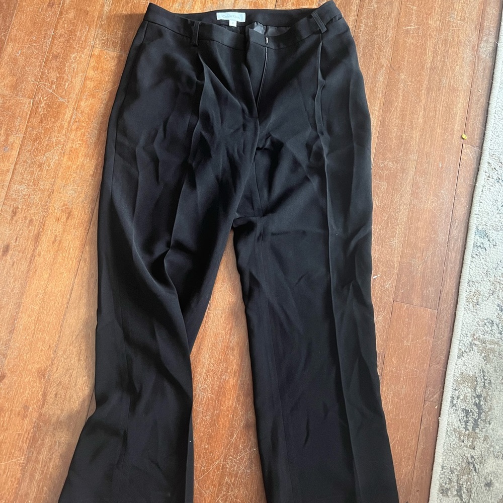 Calvin Klein mid rise work pants
